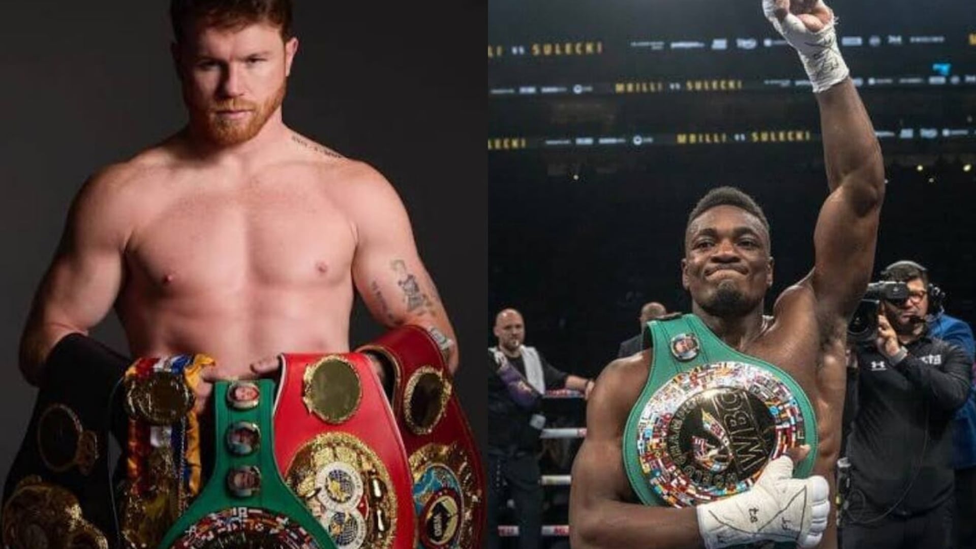 Tras defender el cinturón interino del CMB, Lester Martínez quedó a la espera de la definición entre Canelo Álvarez y Christian Mbilli en la división supermediano. (Captura de pantalla)
