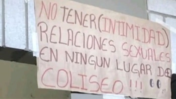 El letrero se colocó tras