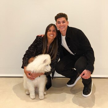 Julián Álvarez y María Emilia