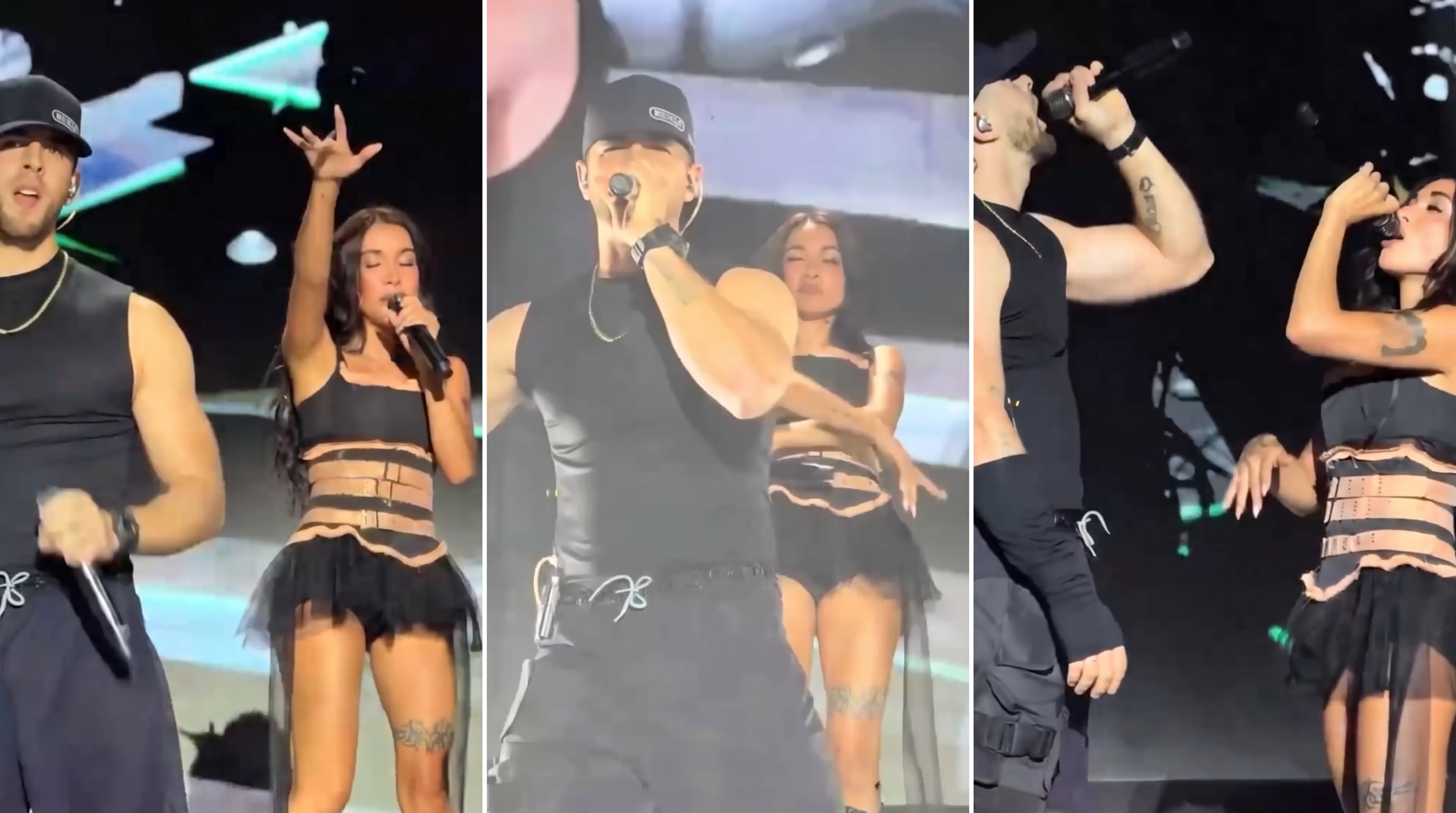 El emotivo momento de María Becerra con J Rei durante su show en Madrid: “Gracias por estas noches mágicas”