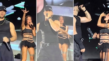 El emotivo momento de María Becerra con J Rei durante su show en Madrid: “Gracias por estas noches mágicas”