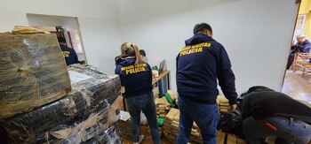 La droga incautada por la