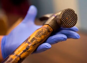 Imagen con el martillo que