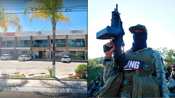 La plaza comercial continúa operando