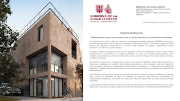 SEDEMA clausura obra en Fuentes Brotantes tras recientes inspecciones y denuncias