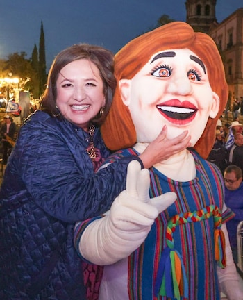 La precandidata de la coalición