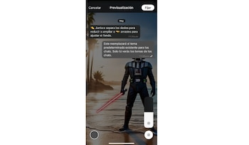 Las imágenes generadas por Meta
