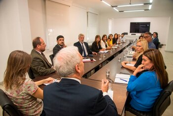 Estuvieron presentes los legisladores Claudio