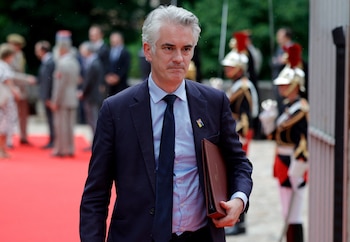 El secretario de Defensa en