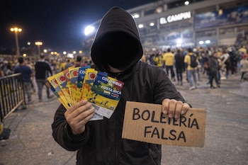 La Policía capturó a los responsables durante la venta previa al amistoso frente a Costa Rica en El Campín, tras aumentar las denuncias - crédito Imagen Ilustrativa Infobae