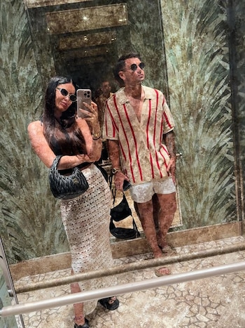 La pareja tiene dos hijos