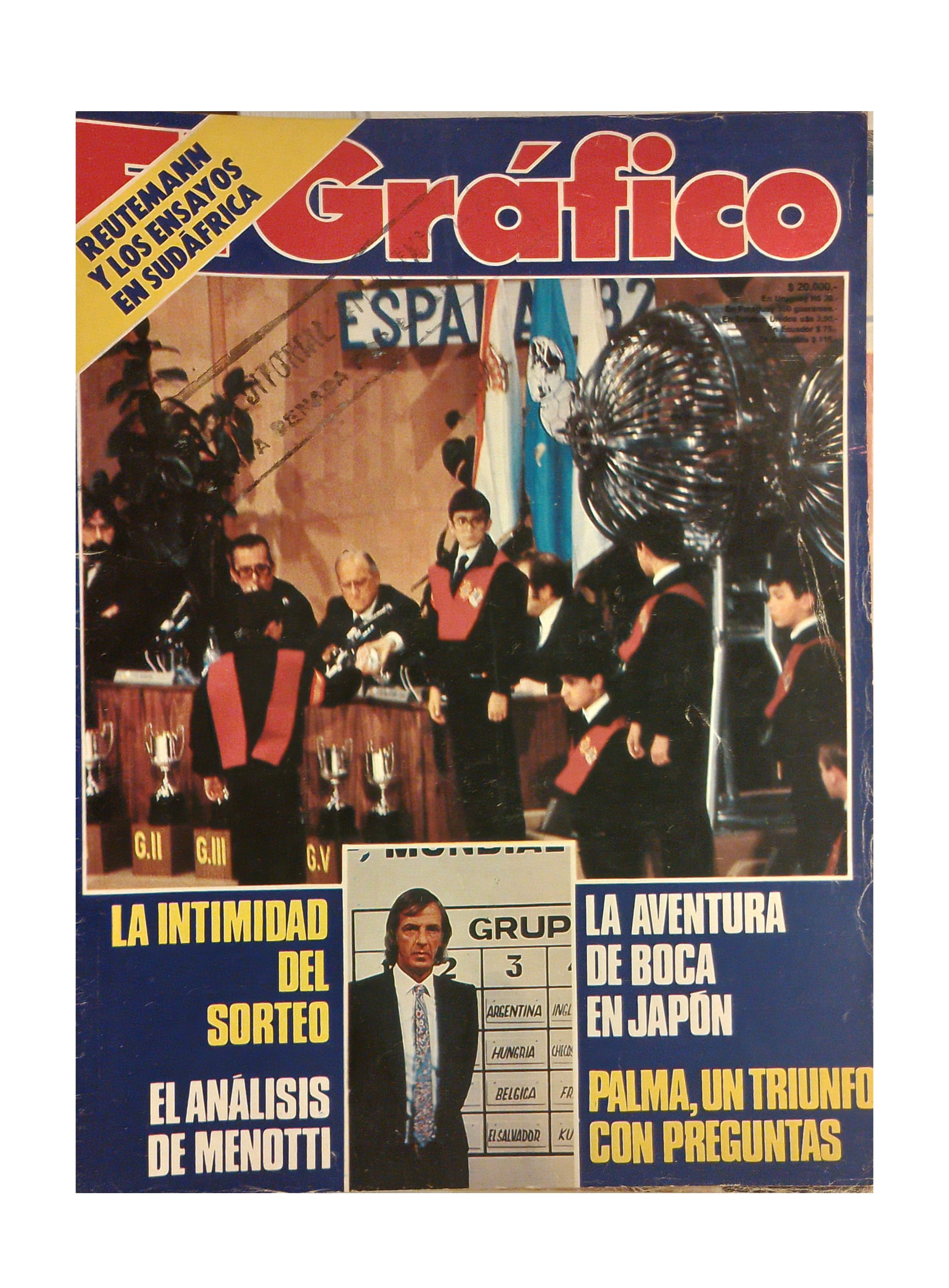 El sorteo del Mundial de España