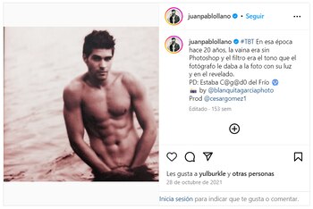 Además de su carrera en la actuación, Juan Pablo Llano ha tenido éxito como modelo - crédito @juanpablollano / Instagram