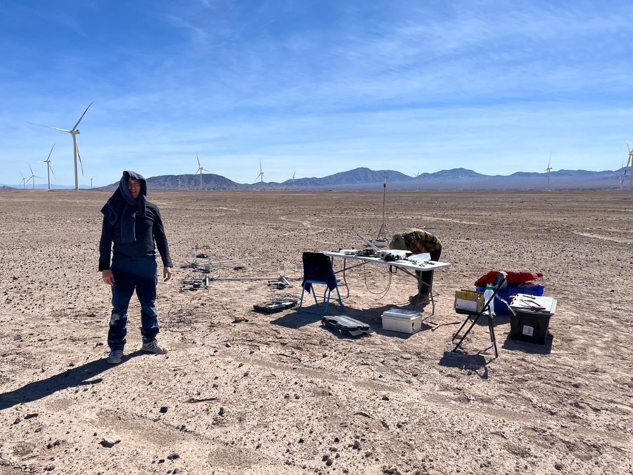 Nicolás Cosentino se encargó del análisis de datos geológicos y fósiles, y contribuyó a reconstruir la historia ambiental del océano.(CONICET- uba).