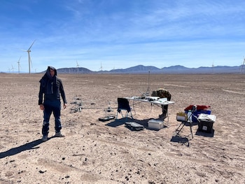 Sedimentos en los Andes