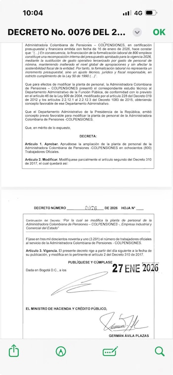 Decreto para abrir 800 nuevos