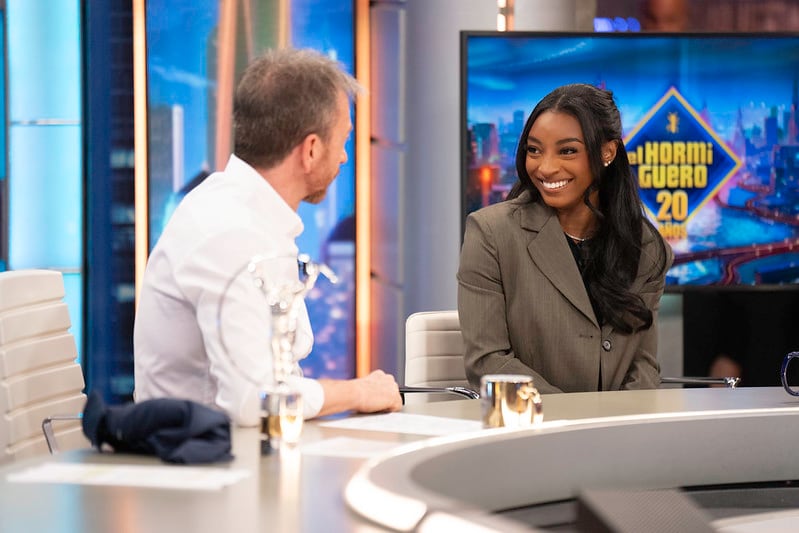 Tras dos años fuera de la competición, Biles regresó en París 2024 y sumó nuevas medallas a su carrera (El Hormiguero)