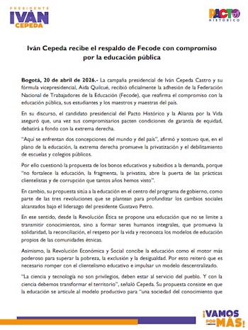 Iván Cepeda - crédito Iván Cepeda