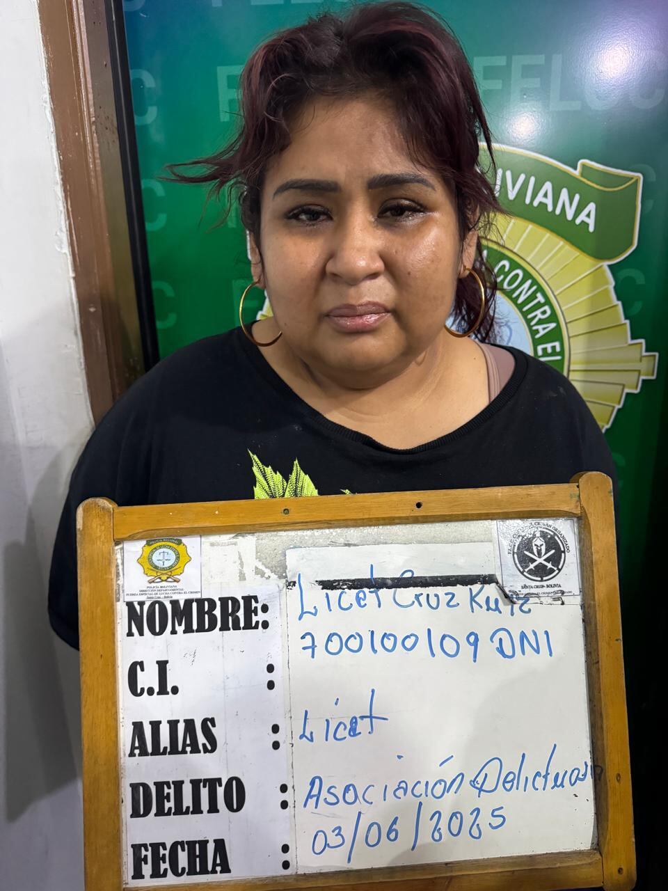 Liseth Cruz, madre de la hija de