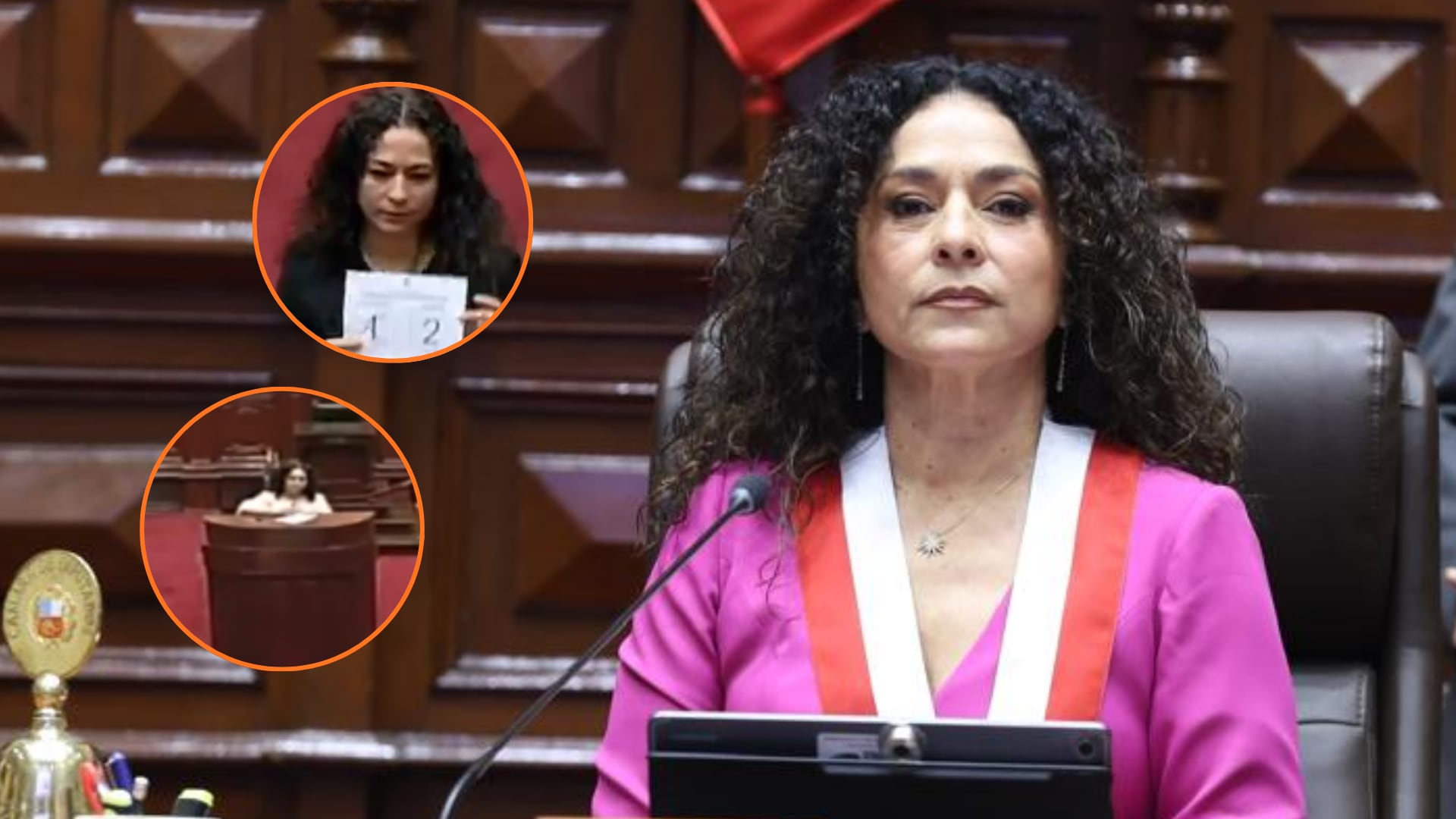 Cecilia Chacón y las veces que dejaba ver su voto en el Congreso del 2019