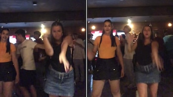 Una joven desata furor en