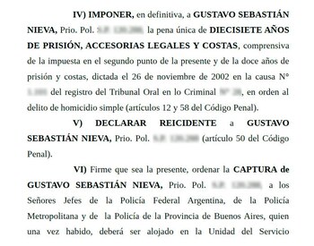 Noviembre de 2016: reincidencia y