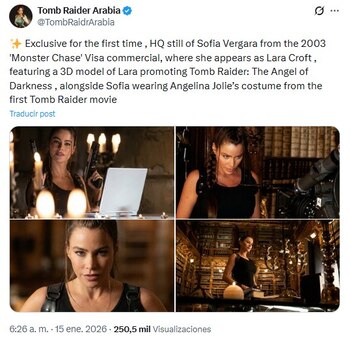 El comercial mostró escenas del