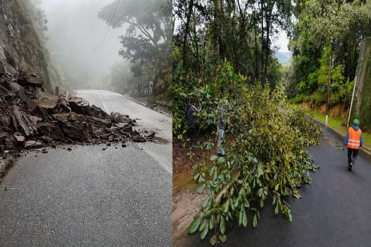 Las lluvias obligan a las autoridades a atender 40 emergencias en 13 departamentos de Guatemala