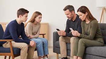 Cómo el uso del celular de los padres afecta a los adolescentes y qué recomiendan las expertas