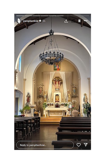 Pampita compartió una foto de