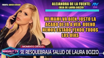 Magaly Medina recuerda los problemas económicos de Laura Bozzo tras cuestionar la información sobre su salud. Captura: Magaly TV La Firme.
