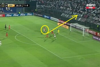 César Vallejo vs Olimpia: Derlis González falló increíble gol en la Copa Libertadores (Foto: Captura video ESPN)