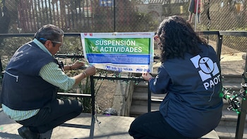 Autoridades de la alcaldía Miguel