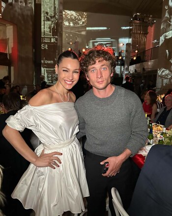 Pampita junto a Jeremy Allen