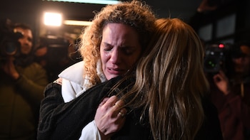 La familia de Soriano tras el fallo que condenó en 2019 a Lagostena (Maximiliano Luna)