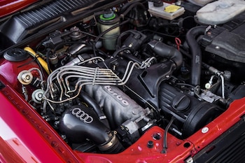 El impresionante motor del Audi