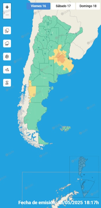 Las alertas emitidas por el