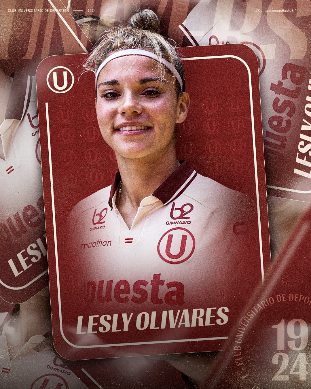 Lesly Olivares es refuerzo de Universitario de Deportes. Crédito: X Universitario.