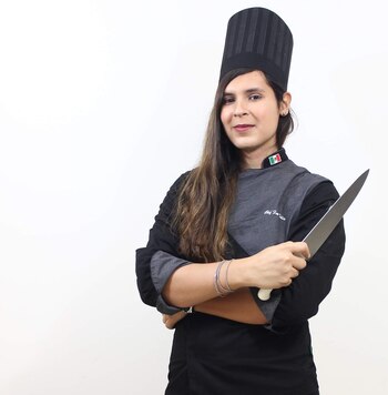 La hoy diputada estudió Gastronomía.