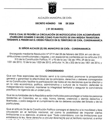 Esto dice el decreto de