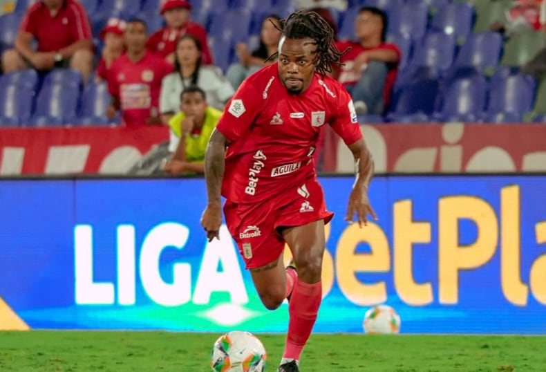 Jhon Murillo marcó el 3-1 para América de Cali ante Junior de Barranquilla - crédito América