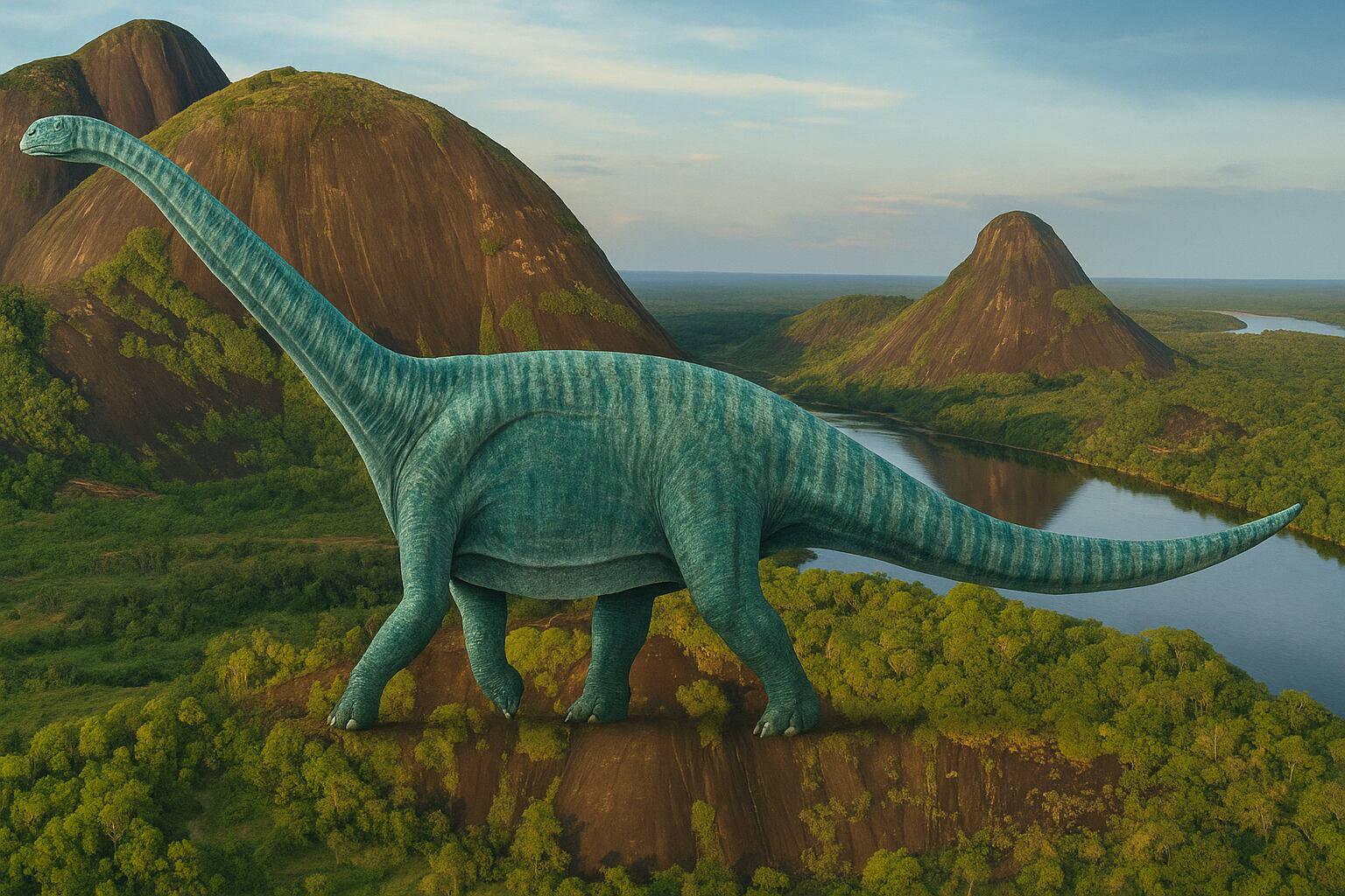 A través de redes sociales, el SGC destacó que en Colombia también habitaron especies prehistóricas de gran tamaño - crédito Imagen Ilustrativo Infobae