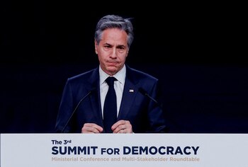 Blinken denunció el uso de