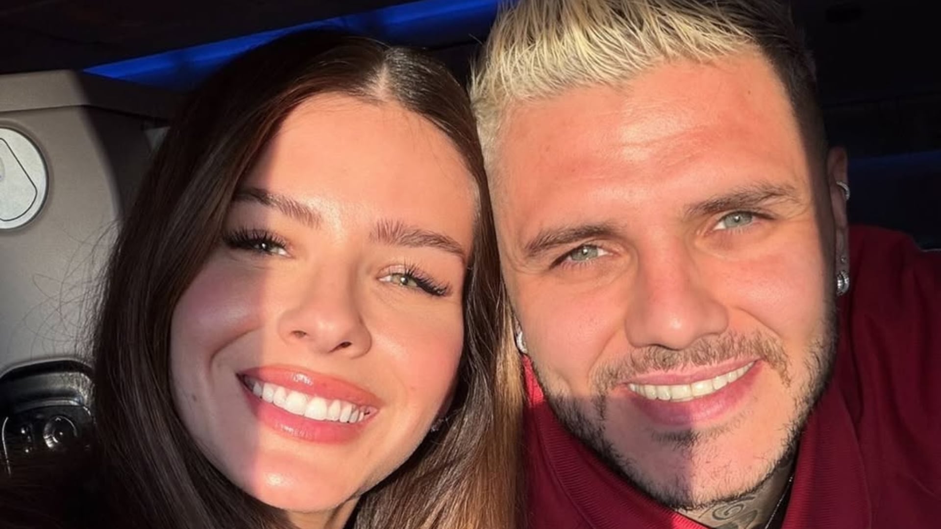 Mauro Icardi y China Suárez capturaron una selfie sonriente que rápidamente generó revuelo en las redes sociales.