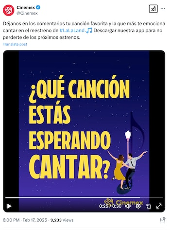 Cinemex alista el reestreno de