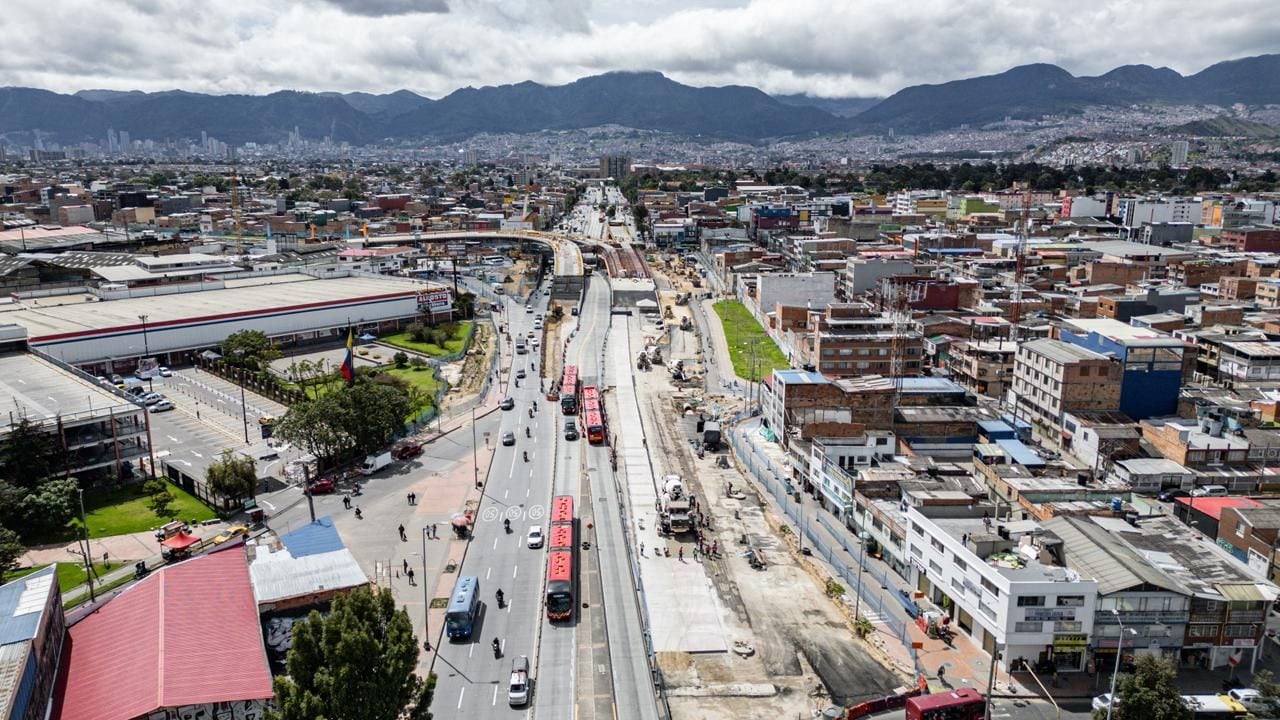 La obra, pieza clave del grupo 1 de la avenida 68, conectará el sur y el centro de Bogotá y beneficiará a millones de habitantes - crédito IDU
