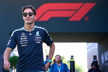 El piloto británico de Fórmula 1, George Russell, del equipo Mercedes (Efe)