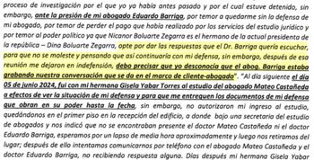 Testigo protegido fue conminado a