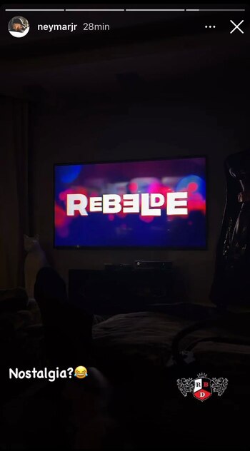 Neymar prefirió a RBD