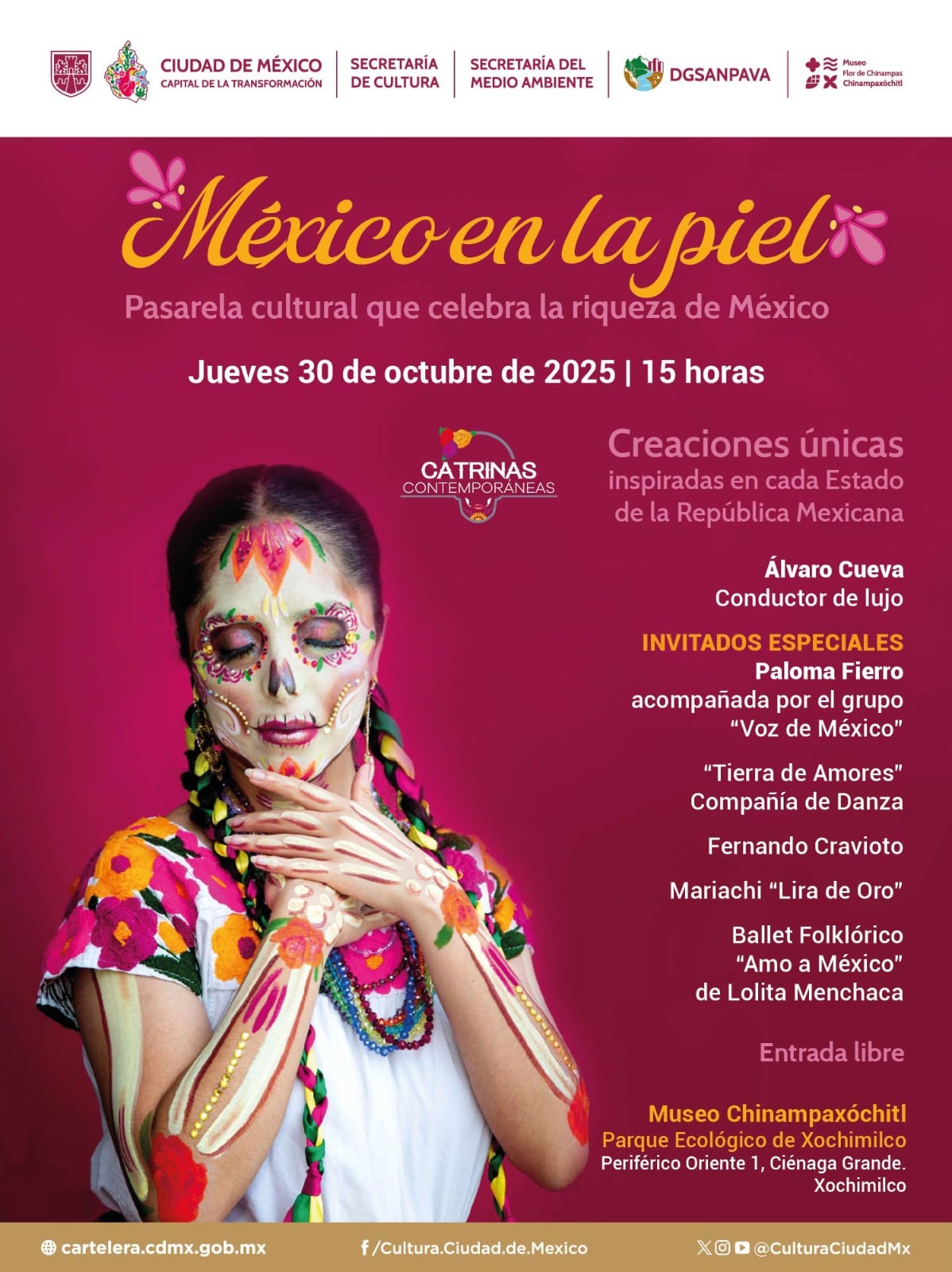 El evento busca fomentar los derechos culturales y ambientales de la población. Foto: (Secretaría de Cultura CDMX)